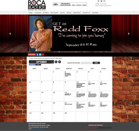 Entertainment Web Site Design